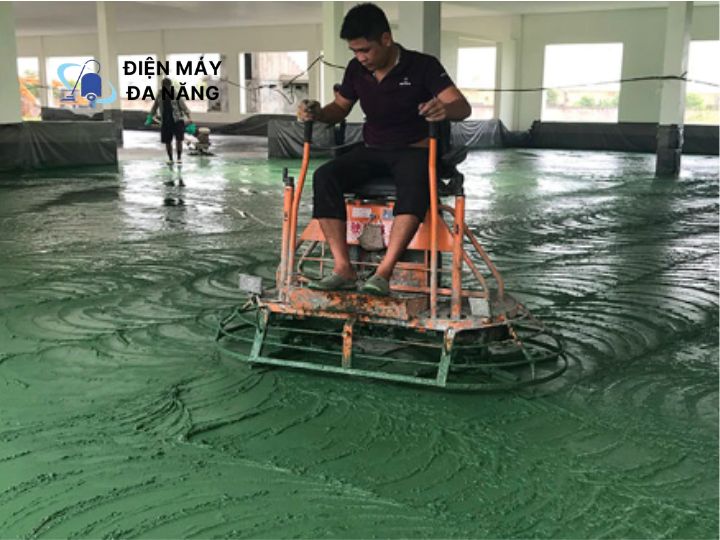 Máy xoa nền đôi