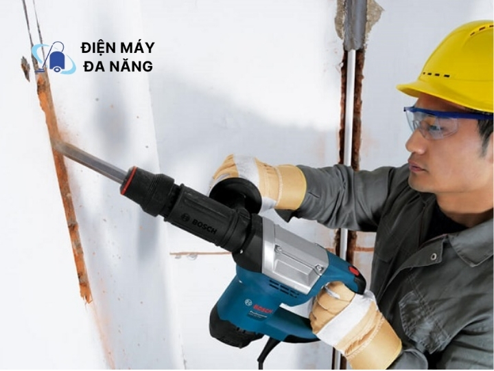 Máy đục bê tông mini