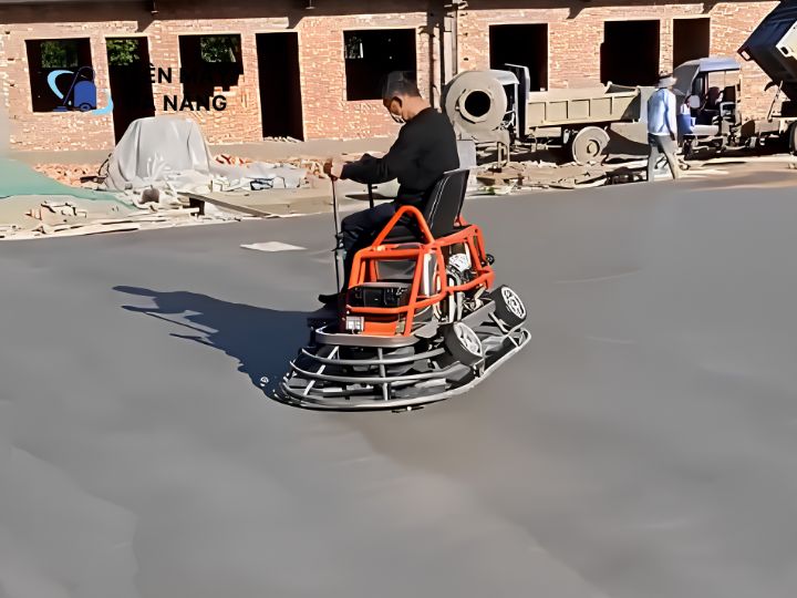 Gợi ý dòng máy xoa nền bê tông Lai Châu phù hợp từng công trình Máy xoa đôi 2 mâm xoa công suất lớn