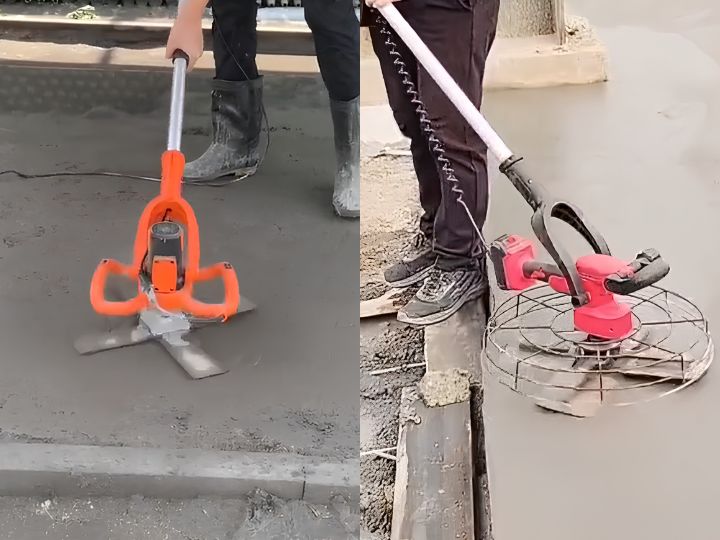 Máy xoa nền mini nhỏ gọn